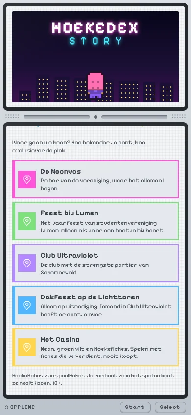 Een einde en een nieuwe Story-kaart
