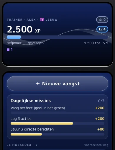 Hoekedex in het thema PS3: donkerblauw met een golvende lichtband.